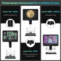 Andonstar AD246S-M HDMI 2160P Digital Video Microscope 7in Screen 3x Lenses