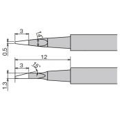 Goot XST-80HRT-0.5 Soldering Tweezer Tip 0.5mm