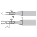 Goot XST-80HRT-1.0 Soldering Tweezer Tips 1.0mm