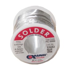 Asahi 2% Silver FC-5000 0.5mm Solder Wire 250gm Asahi 2% Silver FC-5000 0.5mm Solder Wire 250gm