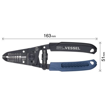 Vessel 3500E-5 Wire Stripper 0.65-2.6mm